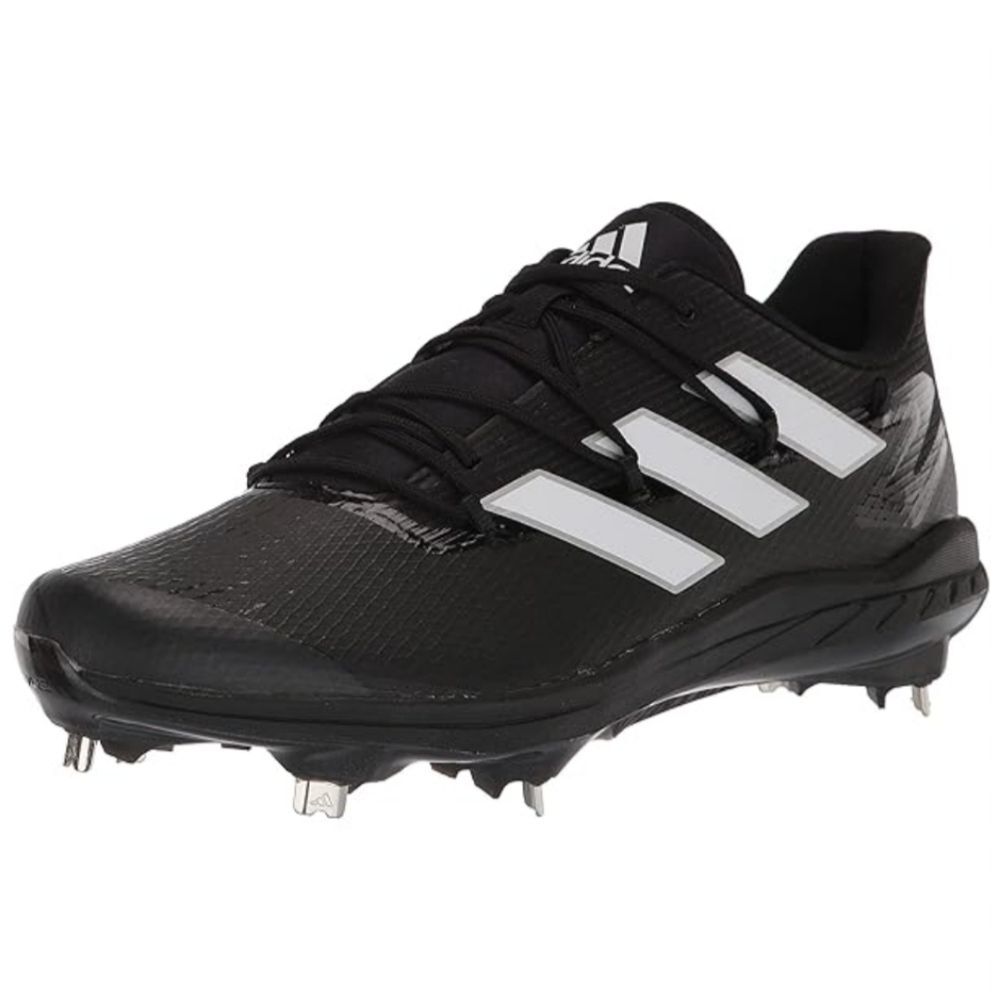 NWT Adidas Men's Adizero Afterburner Baseball Cleats, Black White, Sz 14